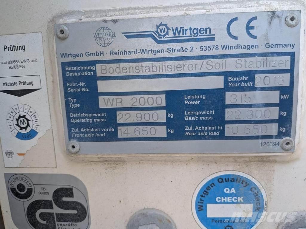Wirtgen WR2000 Recyklátory asfaltu