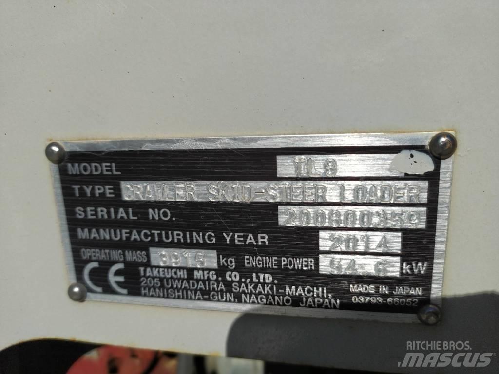 Takeuchi TL 8 Pásové nakladače
