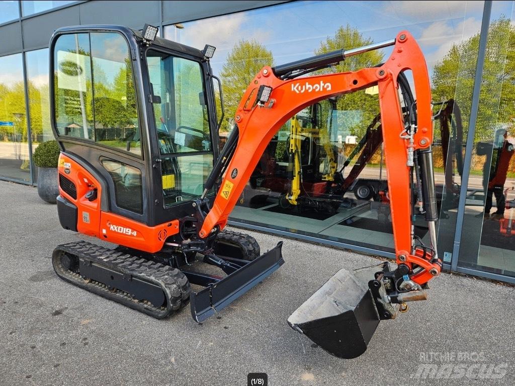 Kubota KX 019-4 Mini rýpadla < 7t