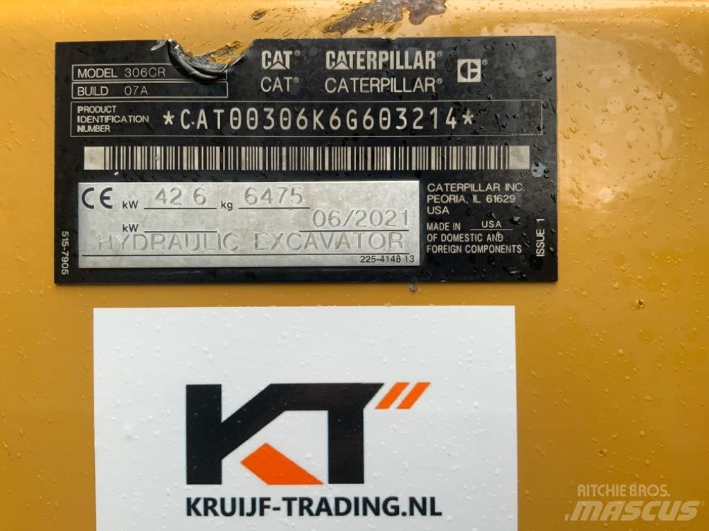 CAT 306 CR Mini rýpadla < 7t