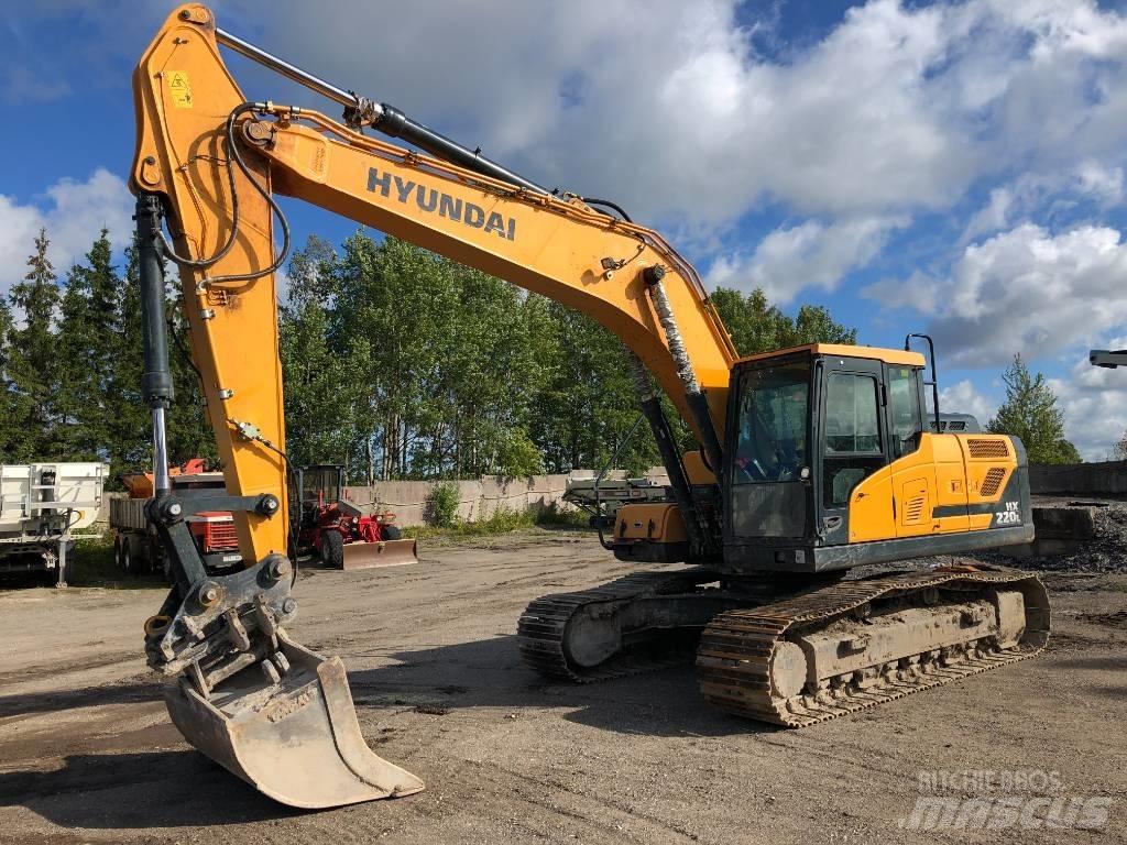 Hyundai HX 220 L Pásová rýpadla