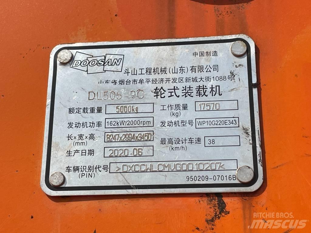 Doosan DL 505 Kolové nakladače
