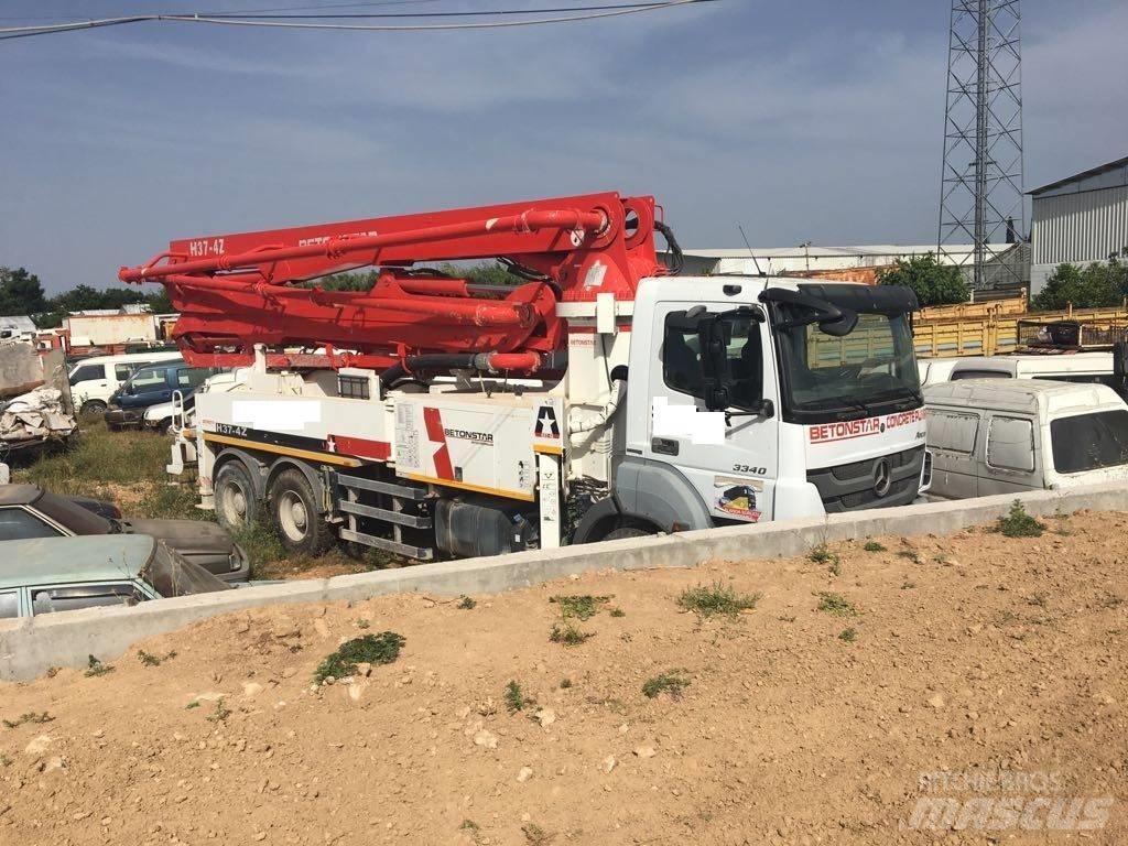 Betonstar 37M-4Z Nákladní auta s čerpadly betonu