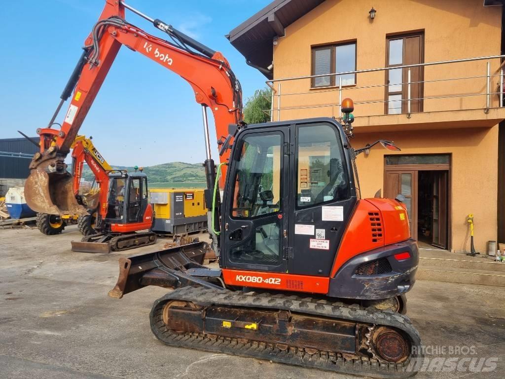 Kubota KX 80-4 Midi rýpadla 7t - 12t