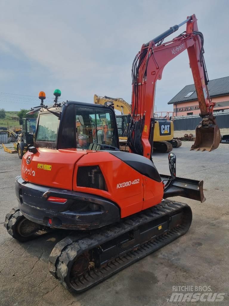 Kubota KX 80-4 Midi rýpadla 7t - 12t