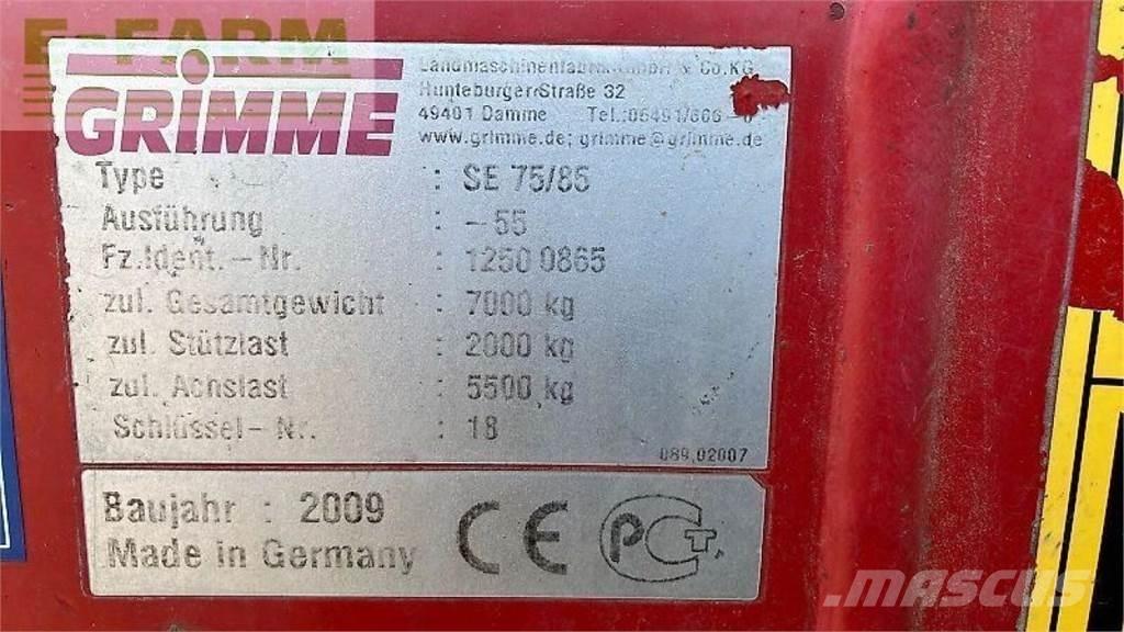 Grimme se 85-55 Bramborové kombajny / sklízeče