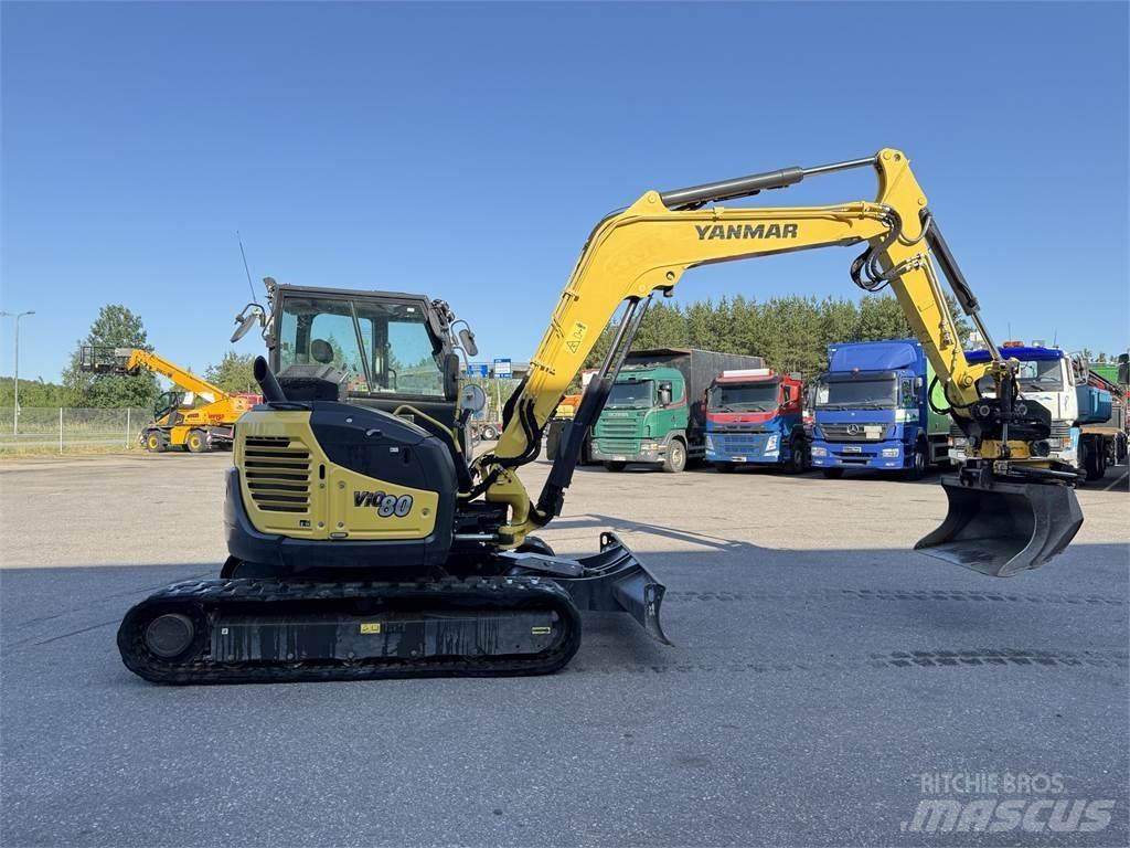 Yanmar Vio 80-1A Midi rýpadla 7t - 12t