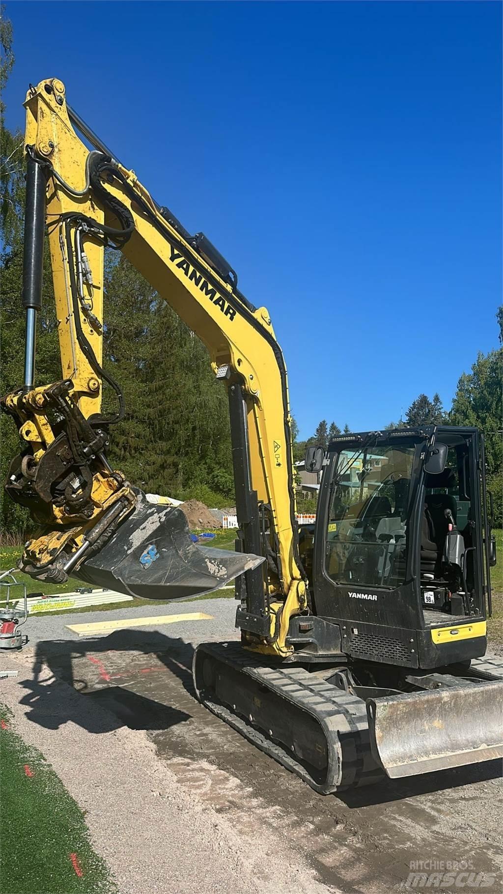 Yanmar Vio 80-1A Midi rýpadla 7t - 12t