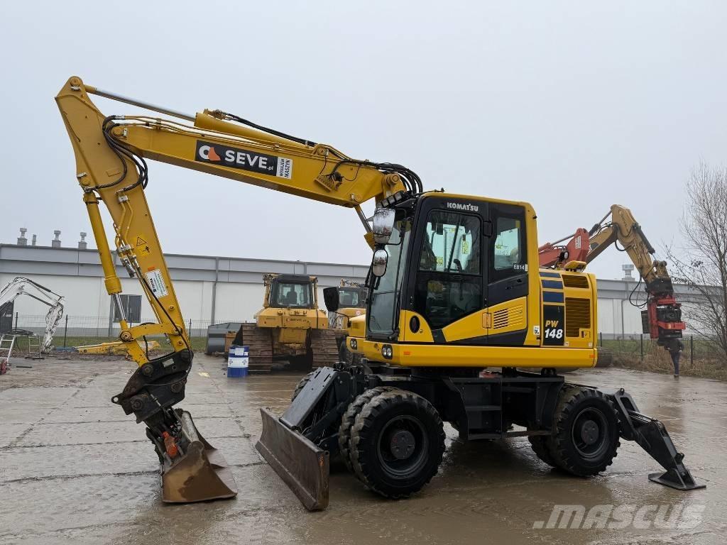 Komatsu PW 148-11 Kolová rýpadla