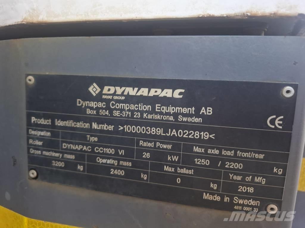 Dynapac CC 1100 VI Tandemové válce
