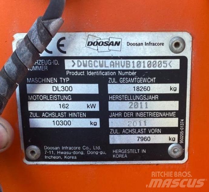 Doosan DL 300 Kolové nakladače