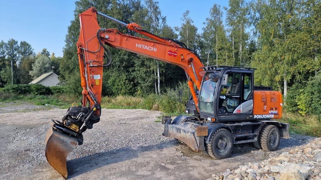 Hitachi ZX 170 W-6 Kolová rýpadla