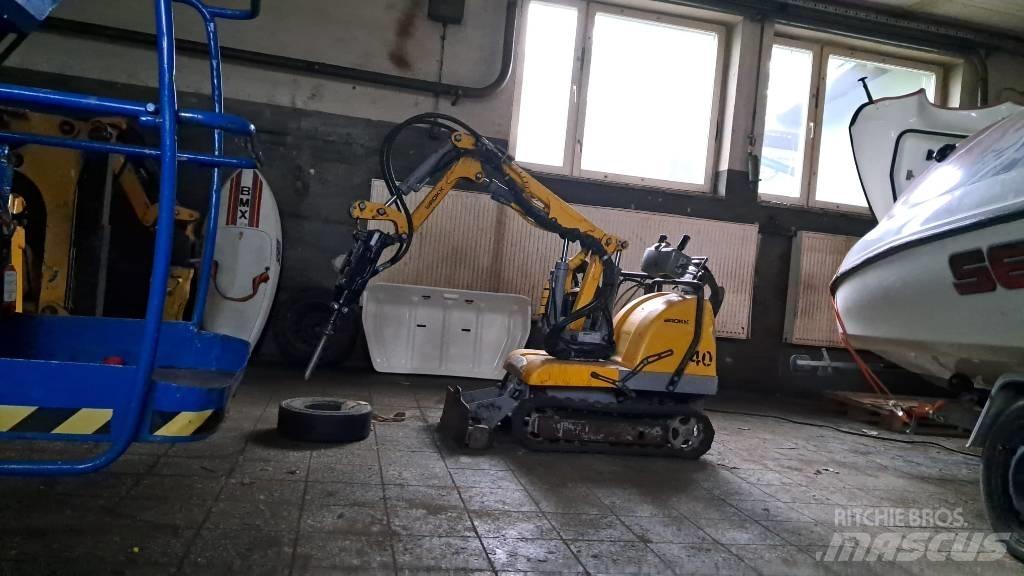 Brokk 40 Mini rýpadla < 7t