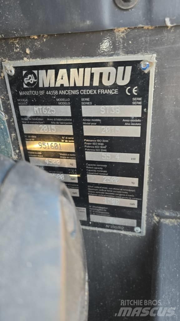 Manitou MT 625 Teleskopické manipulátory