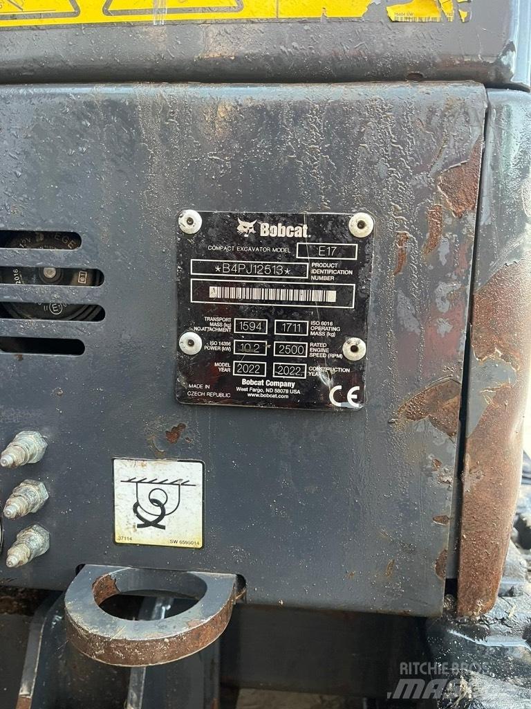 Bobcat E 17 Mini rýpadla < 7t