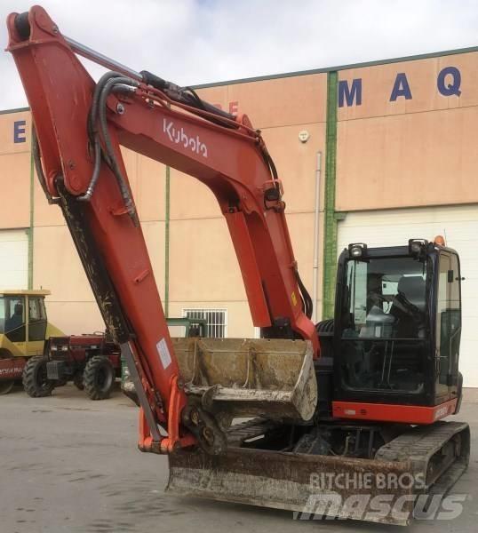 Kubota KX 080-4 Midi rýpadla 7t - 12t