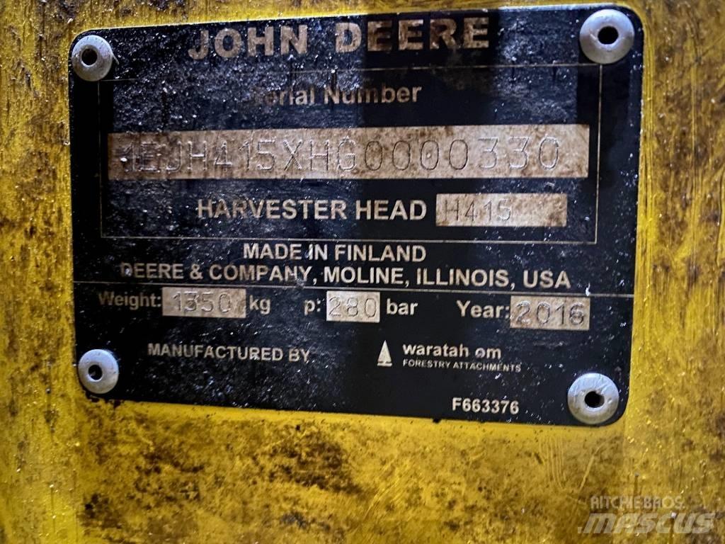 John Deere H 415 Těžební hlavy