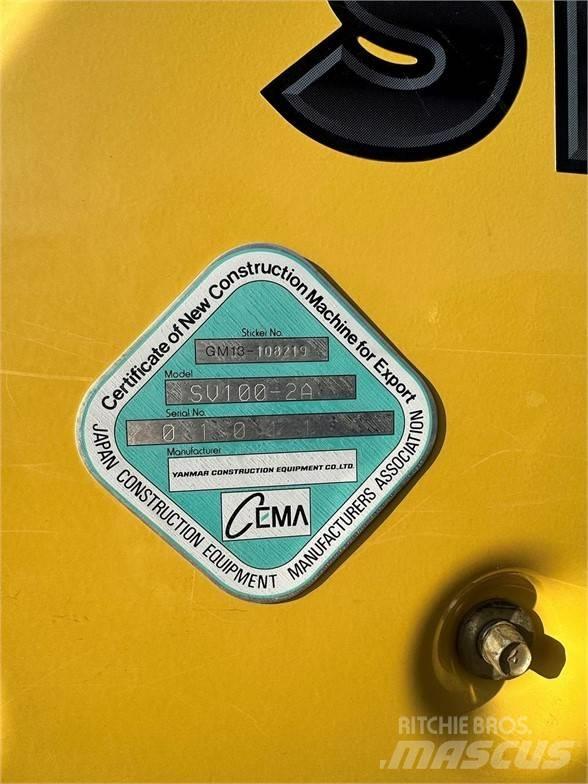 Yanmar SV100 Pásová rýpadla