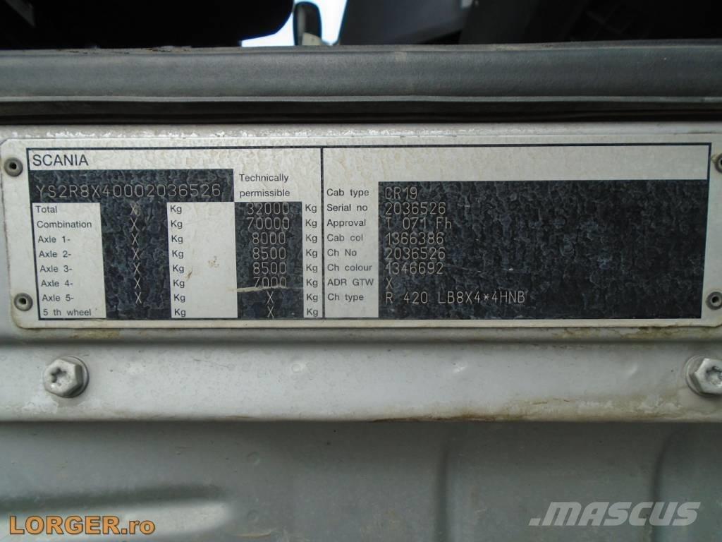Scania R 420 Domíchávače betonu