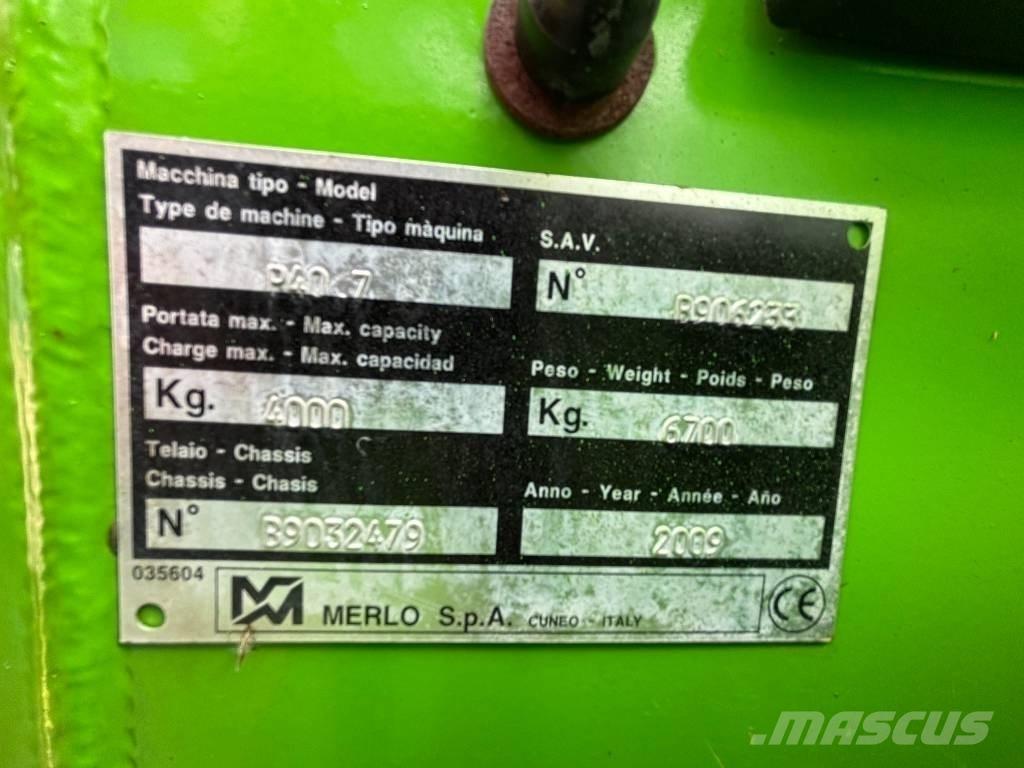 Merlo P 40.7 Teleskopické manipulátory