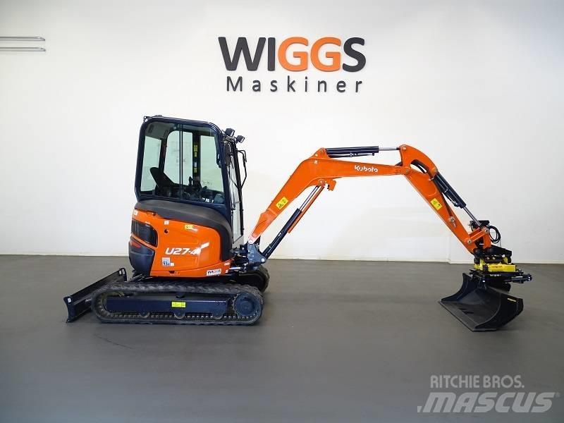 Kubota U 27-4 Mini rýpadla < 7t
