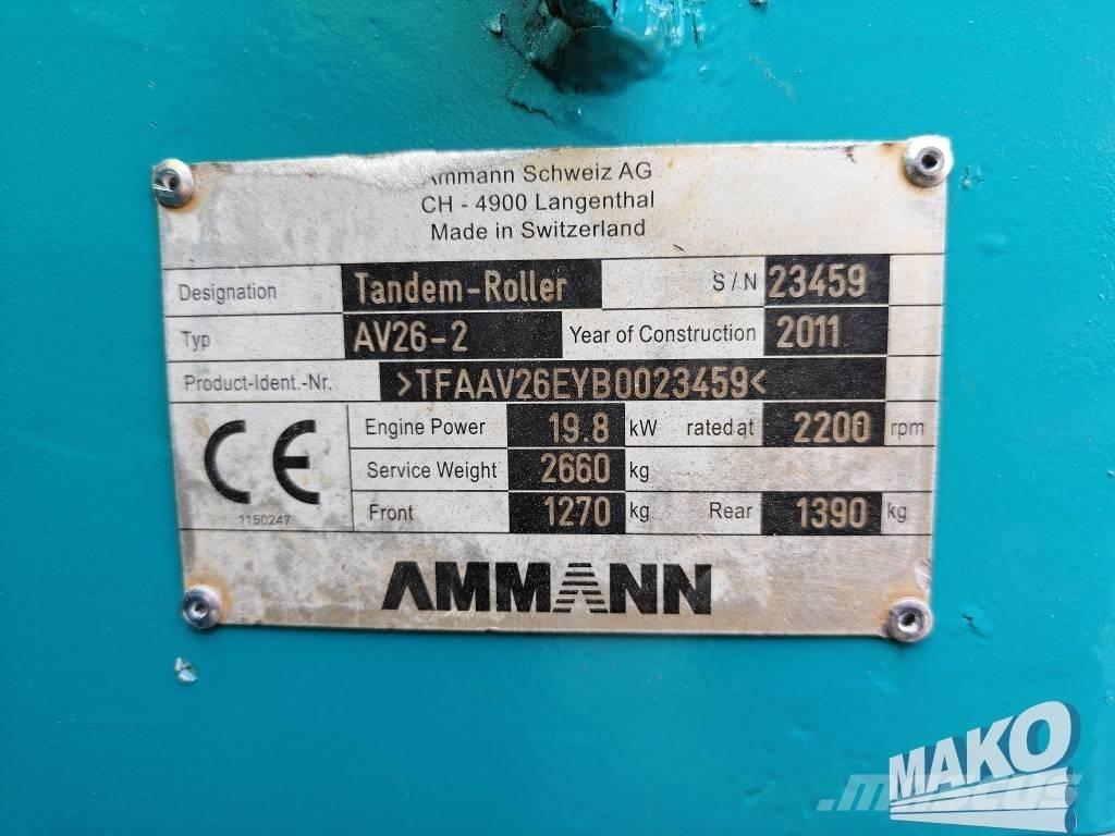 Ammann AV 26-2 Tandemové válce
