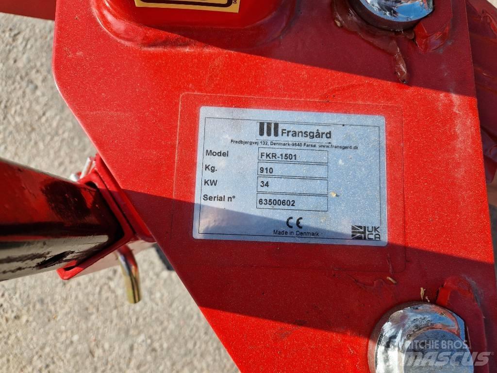 Fransgård FKR1501 Stroje na sklizeň pícnin-příslušenství