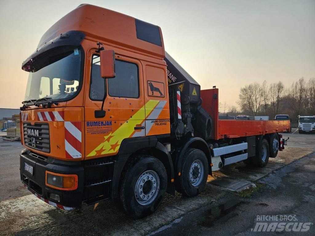 MAN 32.414 Autojeřáby, hydraulické ruky