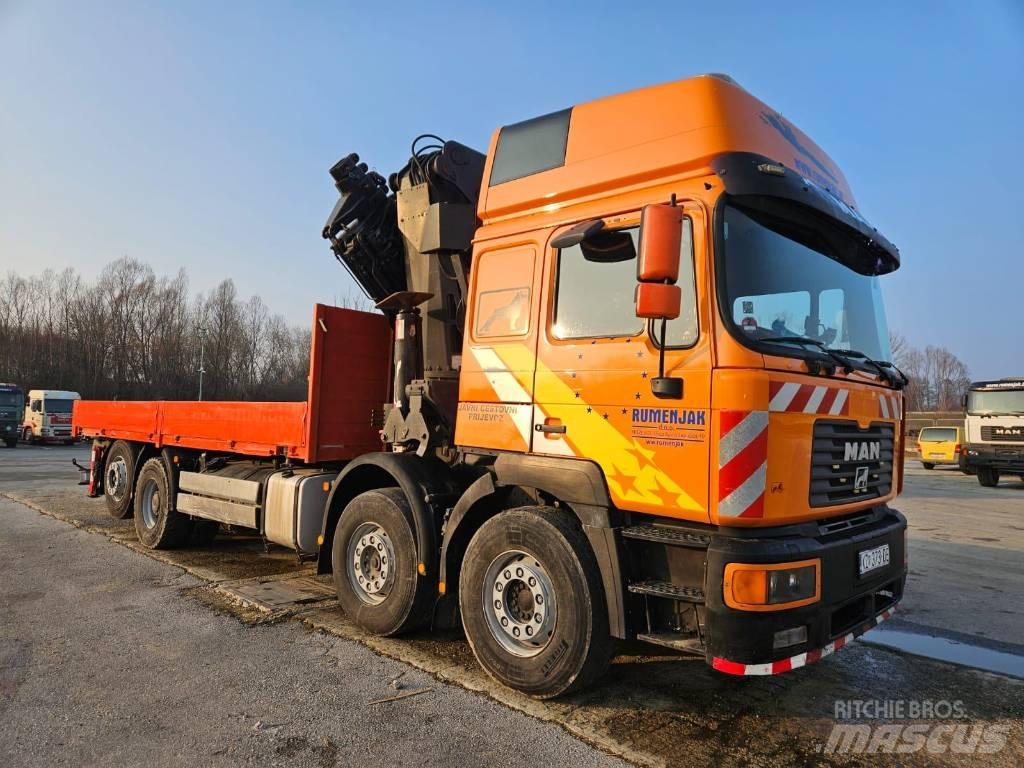 MAN 32.414 Autojeřáby, hydraulické ruky