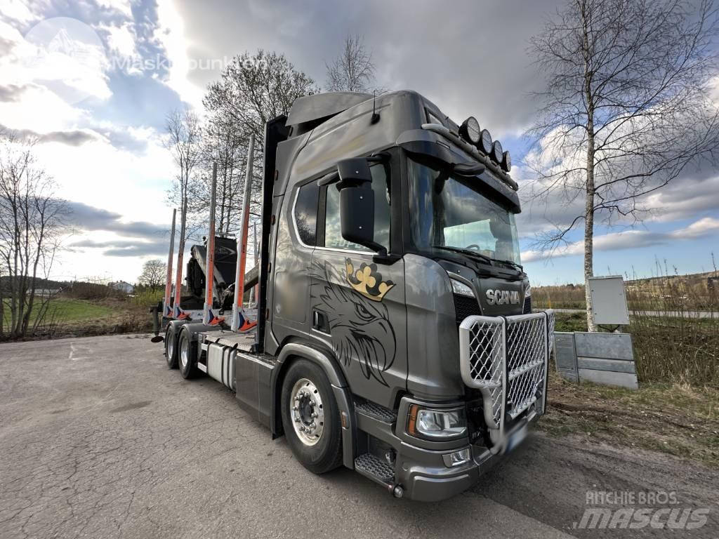 Scania R 730 Vozy na přepravu kmenů