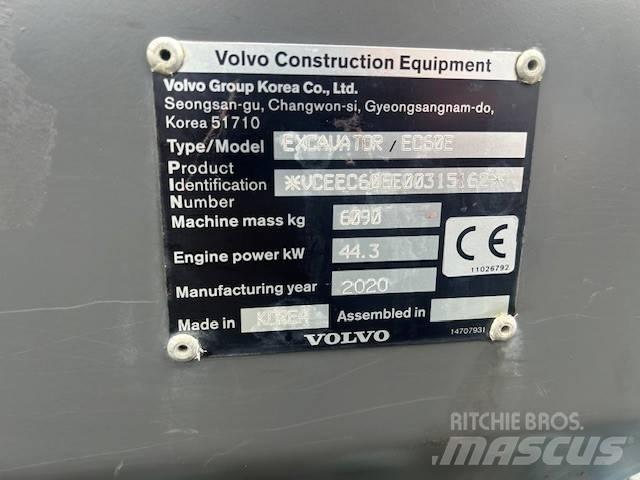 Volvo EC 60 E Mini rýpadla < 7t