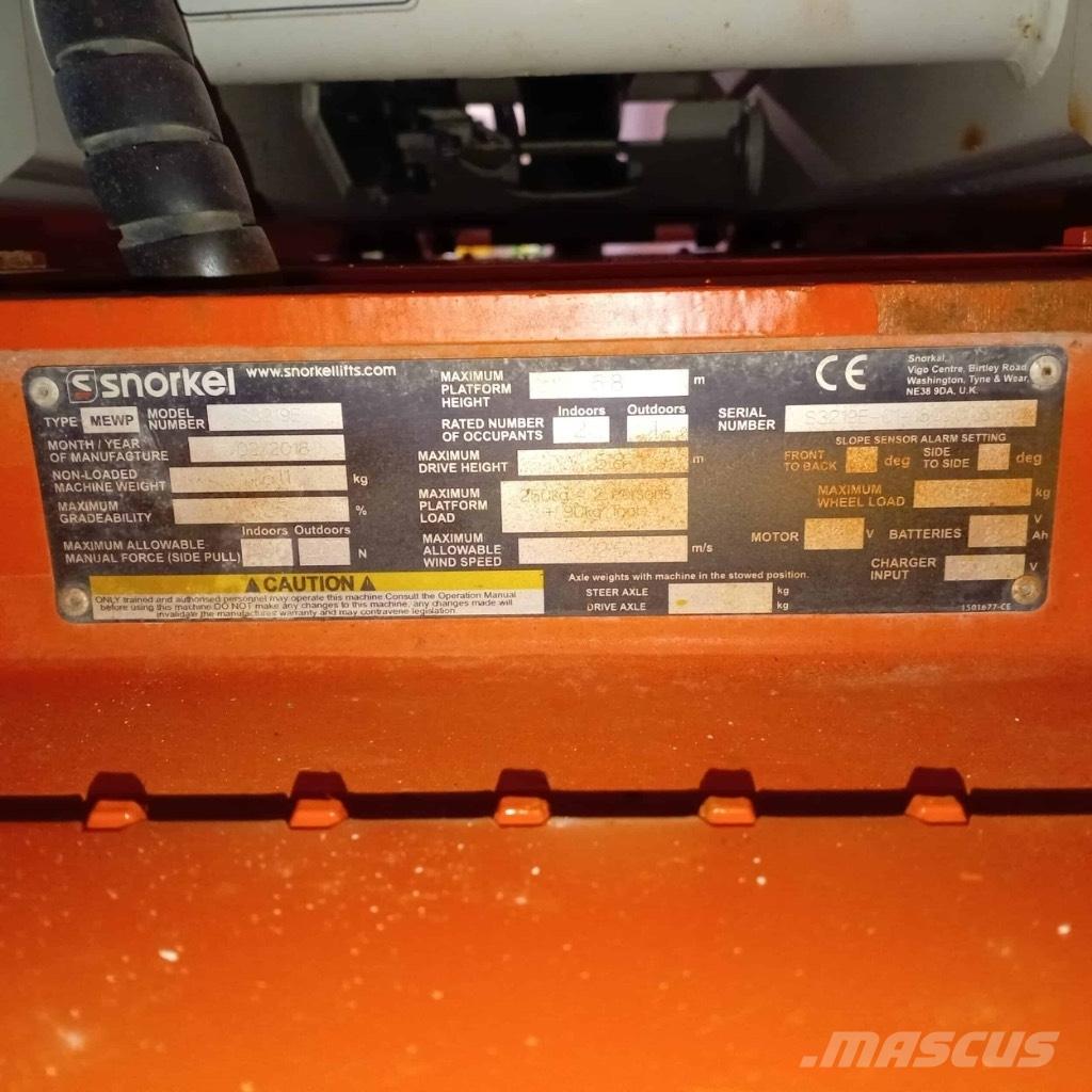 Snorkel S 3219 E Nůžková zvedací plošina