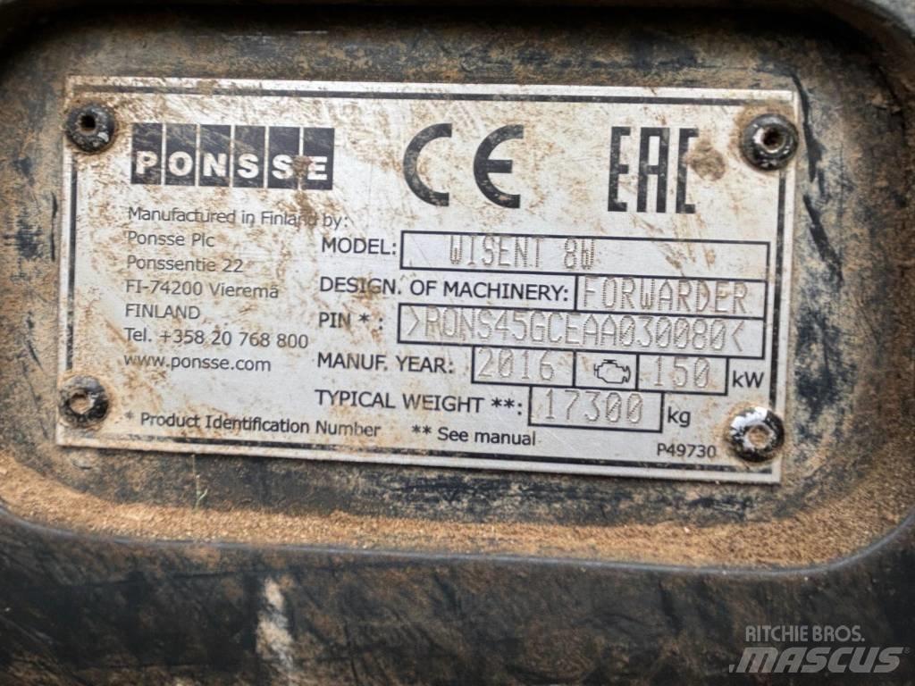 Ponsse Wisent Vyvážecí traktory