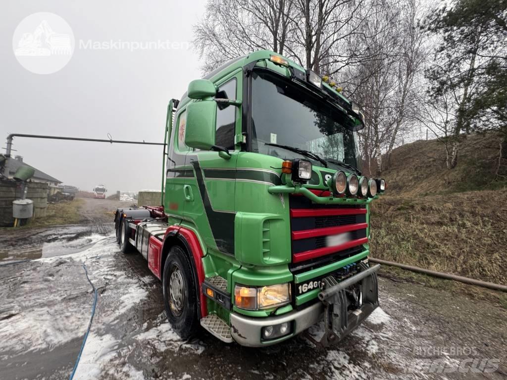 Scania R 164-580 Hákový nosič kontejnerů