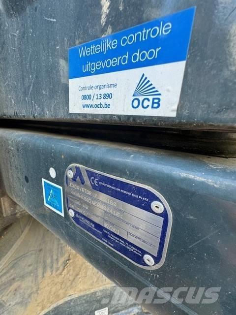 Hyundai HX 160 Pásová rýpadla