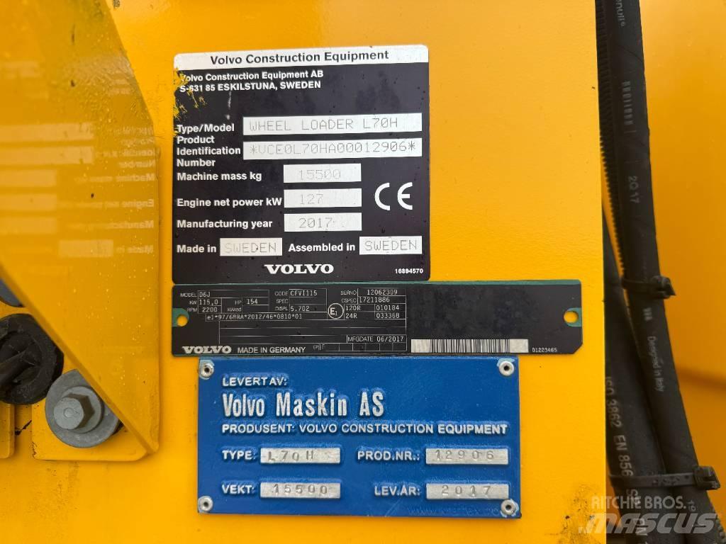 Volvo L 70 H Kolové nakladače