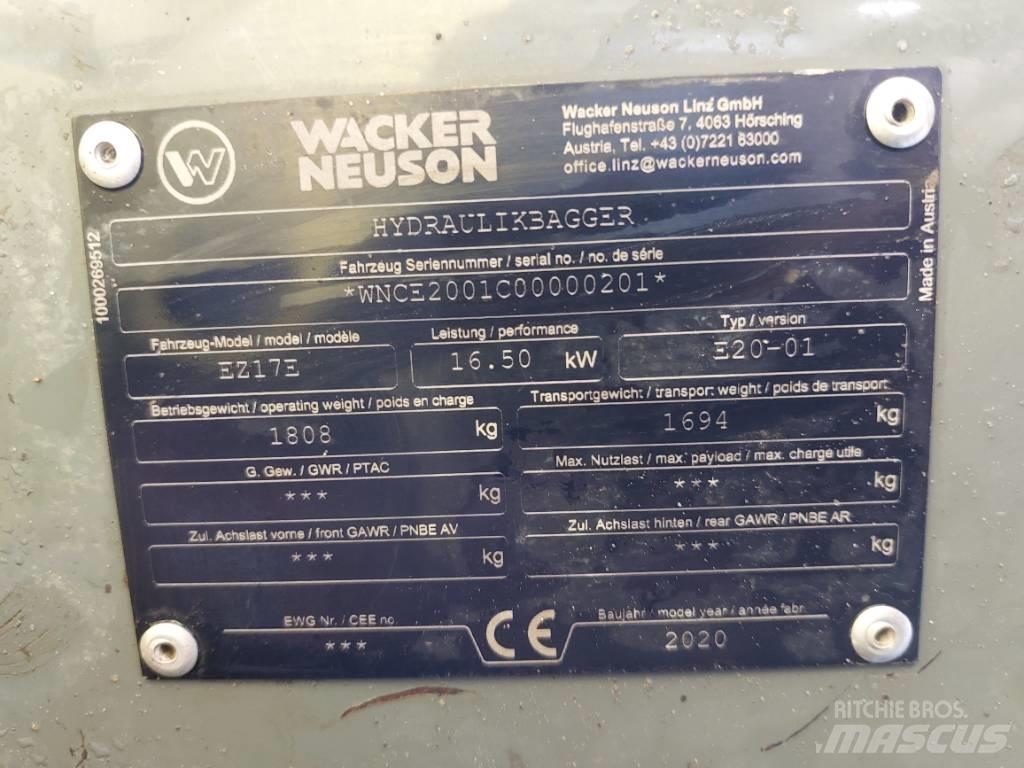 Wacker Neuson EZ17e Pásová rýpadla