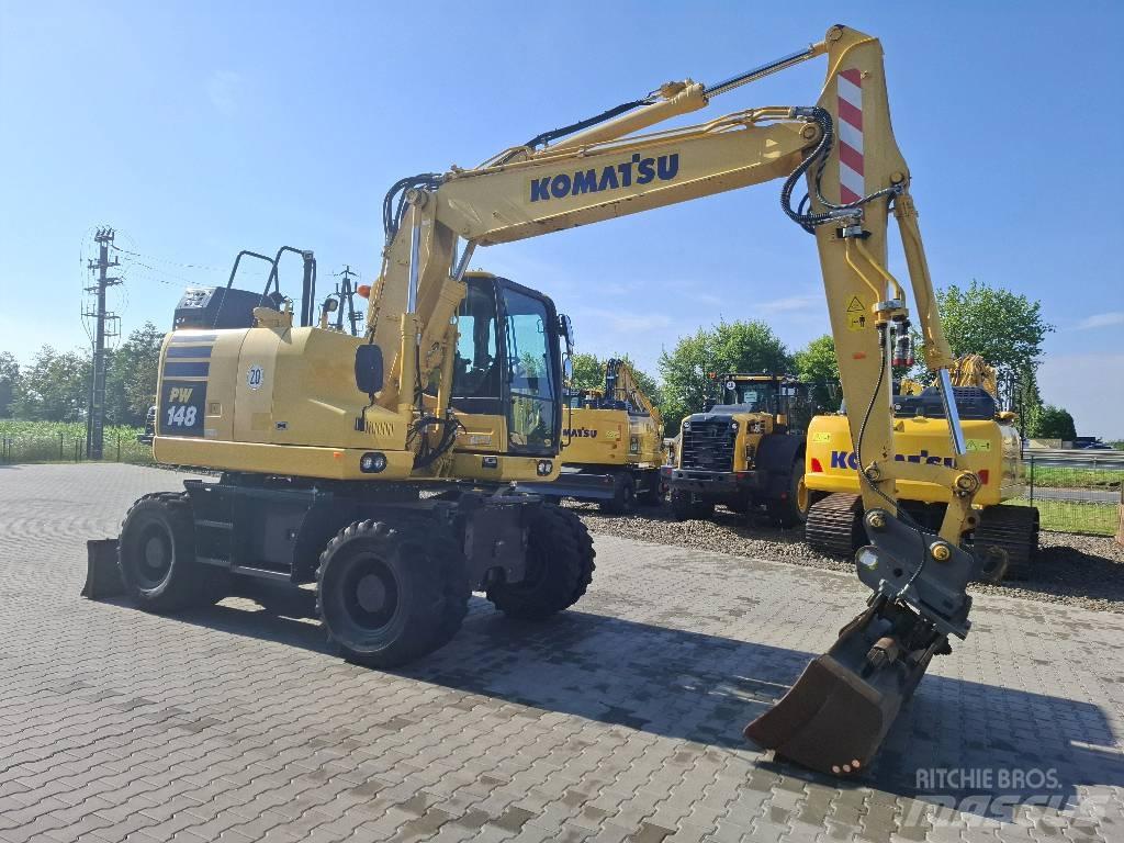 Komatsu PW 148-11 Kolová rýpadla