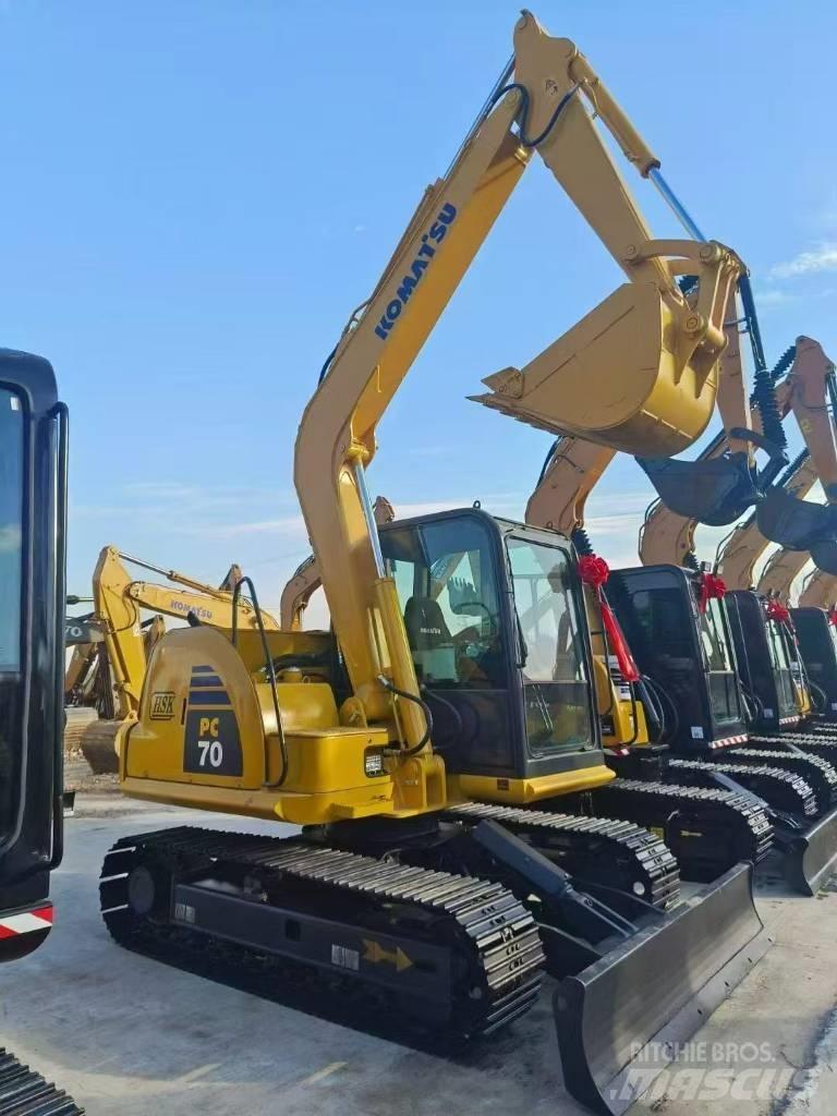 Komatsu 70 Pásová rýpadla