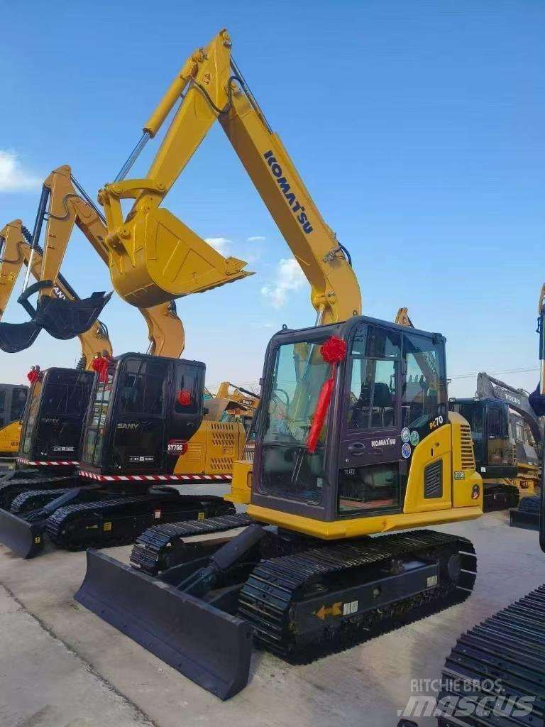 Komatsu 70 Pásová rýpadla
