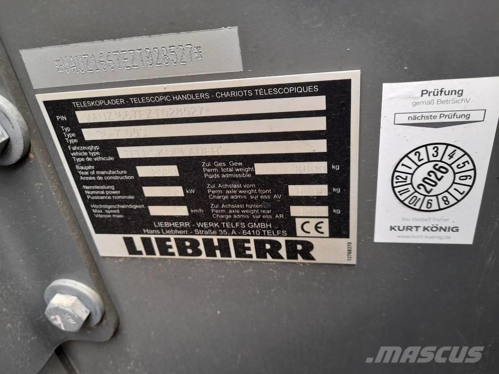 Liebherr T 36-7 S Teleskopické manipulátory