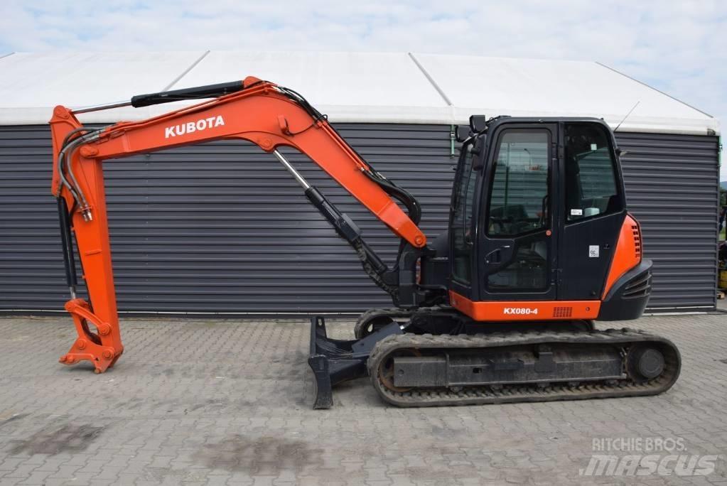 Kubota KX 080-4 Midi rýpadla 7t - 12t