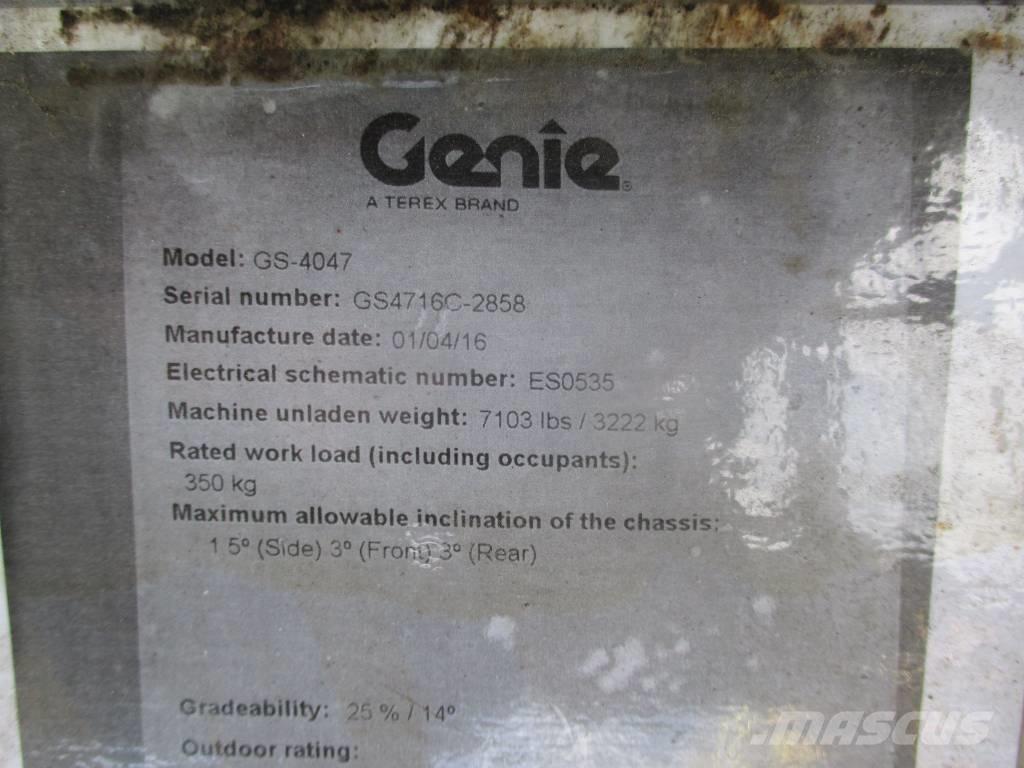 Genie GS 4047 Nůžková zvedací plošina