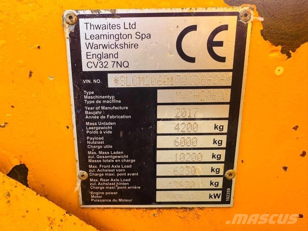 Thwaites 6T Vyklápěcí dempry