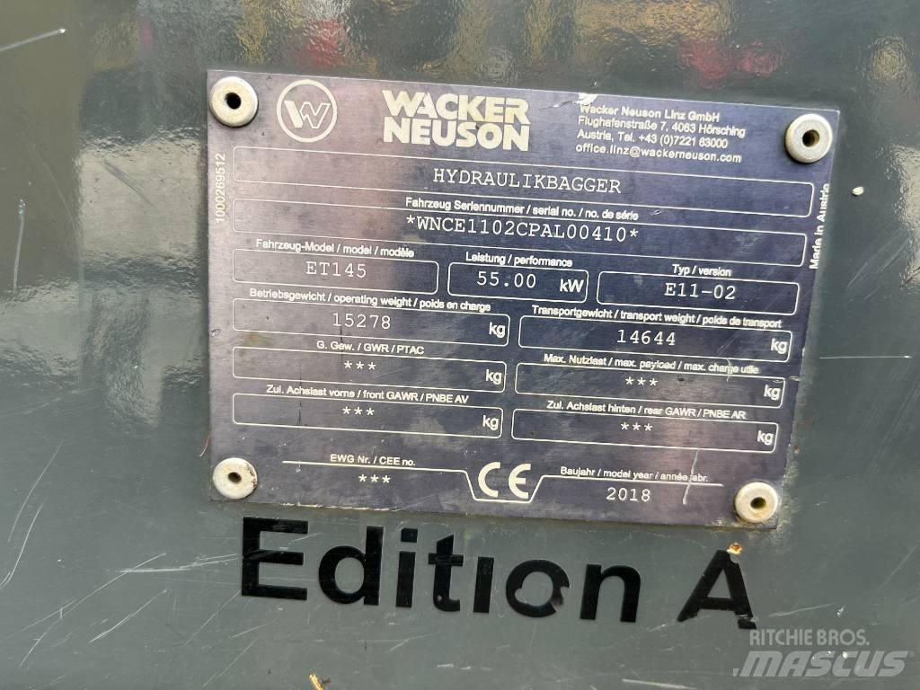 Wacker Neuson ET 145 Pásová rýpadla