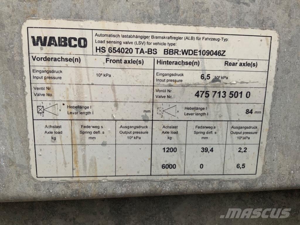Humbaur HS 6540 Přívesy na přepravu automobilů