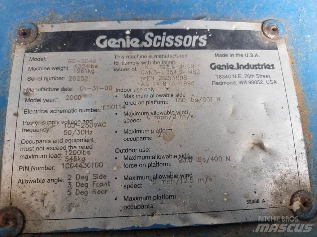 Genie GS2046 Nůžková zvedací plošina