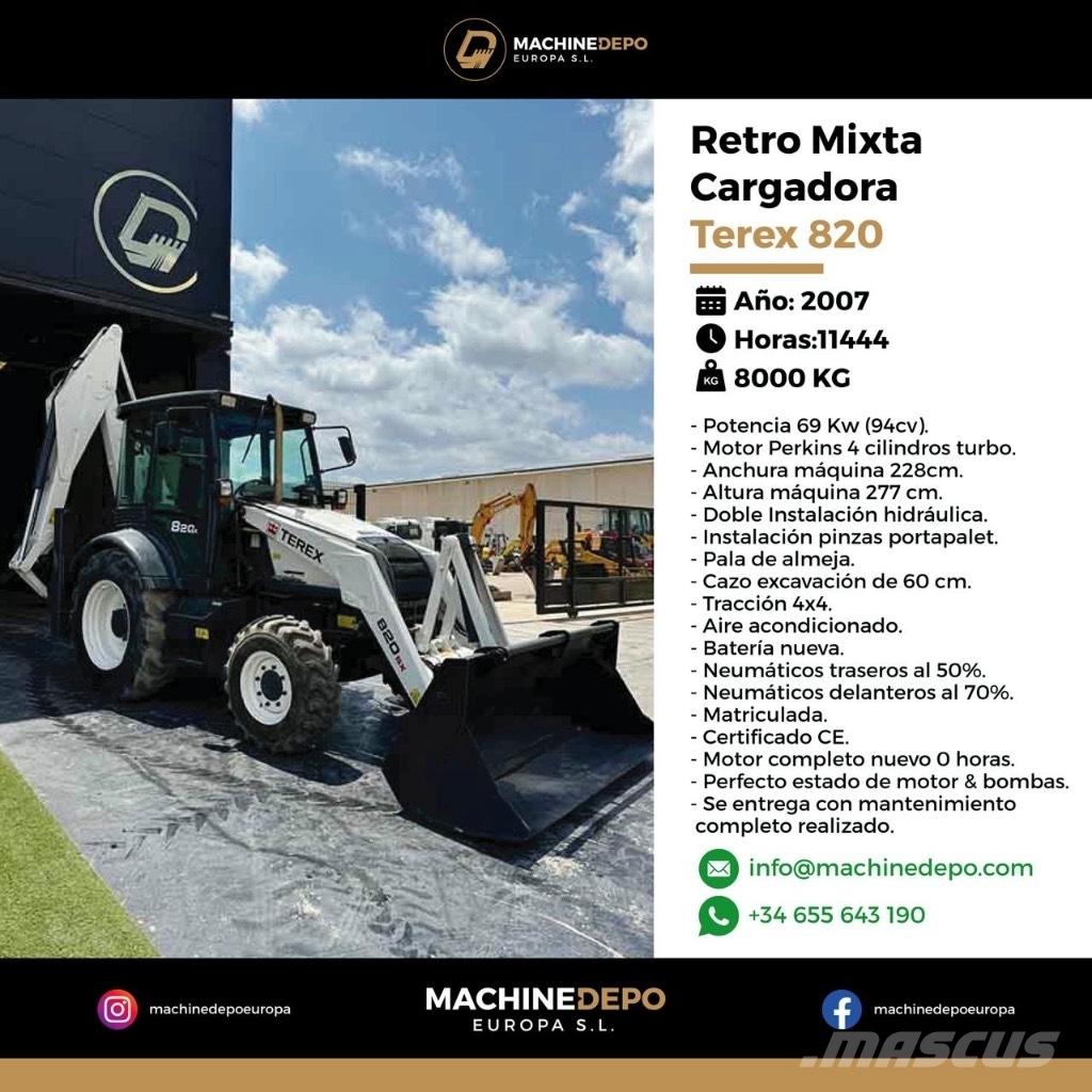 Terex 820 Rýpadlo-nakladače