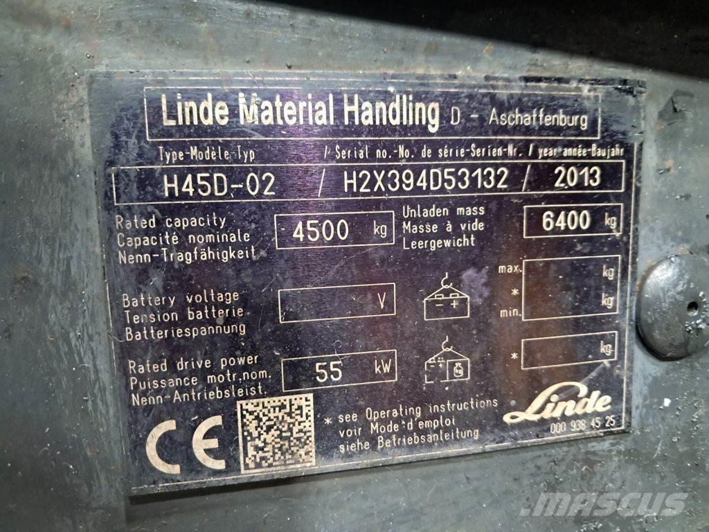 Linde H45D-02 Dieselové vozíky