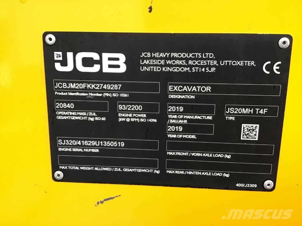 JCB JS 20 MH Stroje pro manipulaci s odpadem